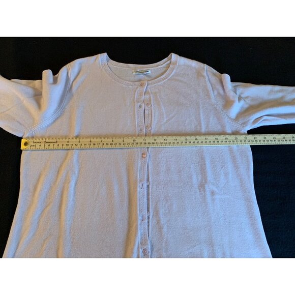 Croft & Barrow Womens Size XLarge Light Purple Cardigan Sweater Acrylic - Picture 7 of 10